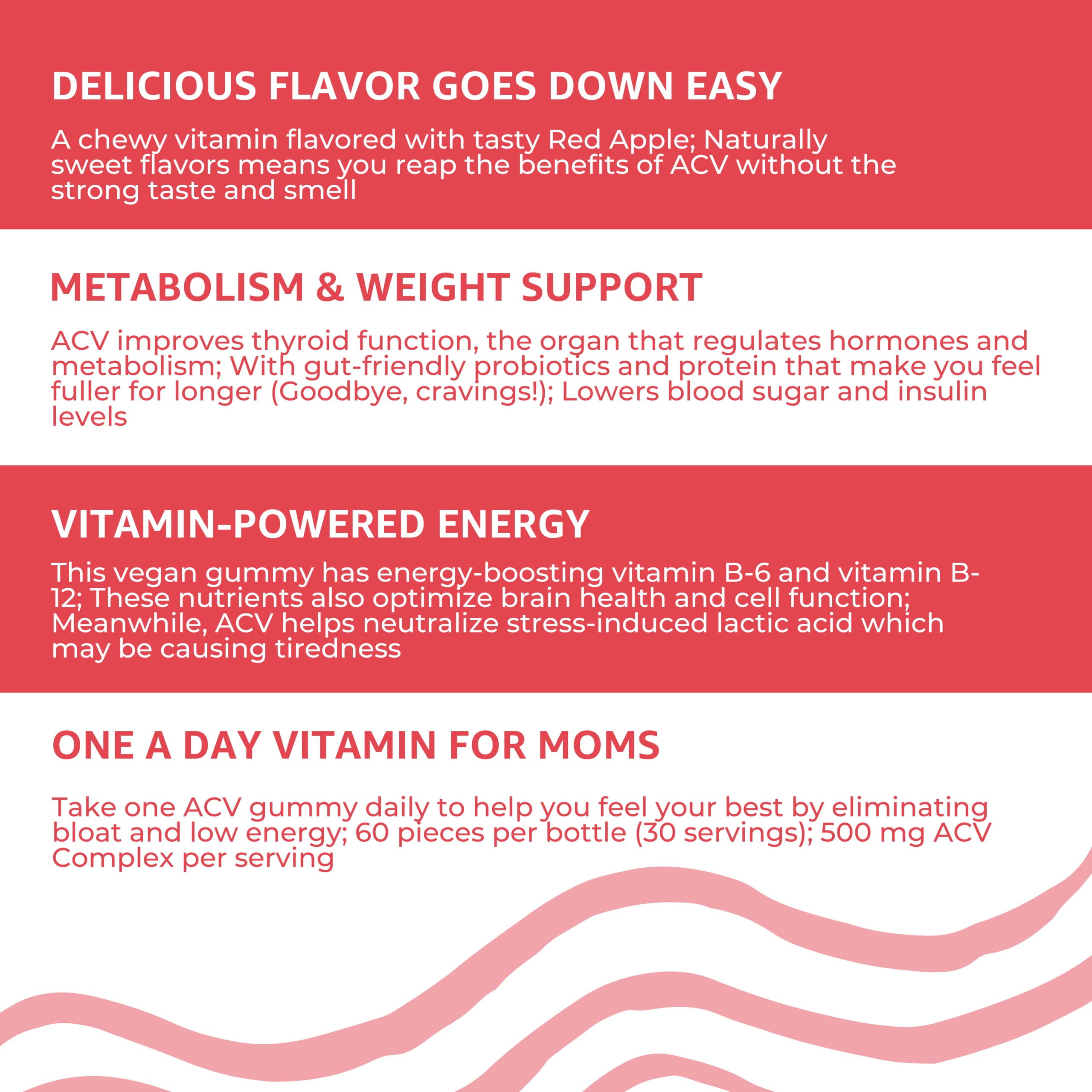 Baby Blues balance gummies label conveys hormone and metabolism support for moms.