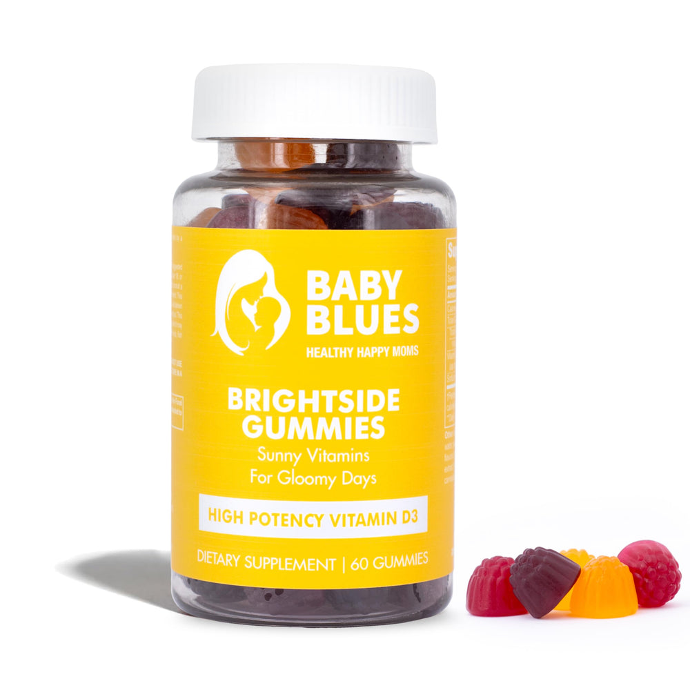 Baby Blues Brightside bottle pour enables a simple two-gummy daily routine for postnatal moms.