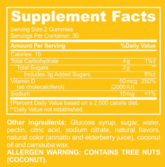 Baby Blues Brightside label front showcases non-GMO, gluten-free, soy-free formulation for clean supplementation.