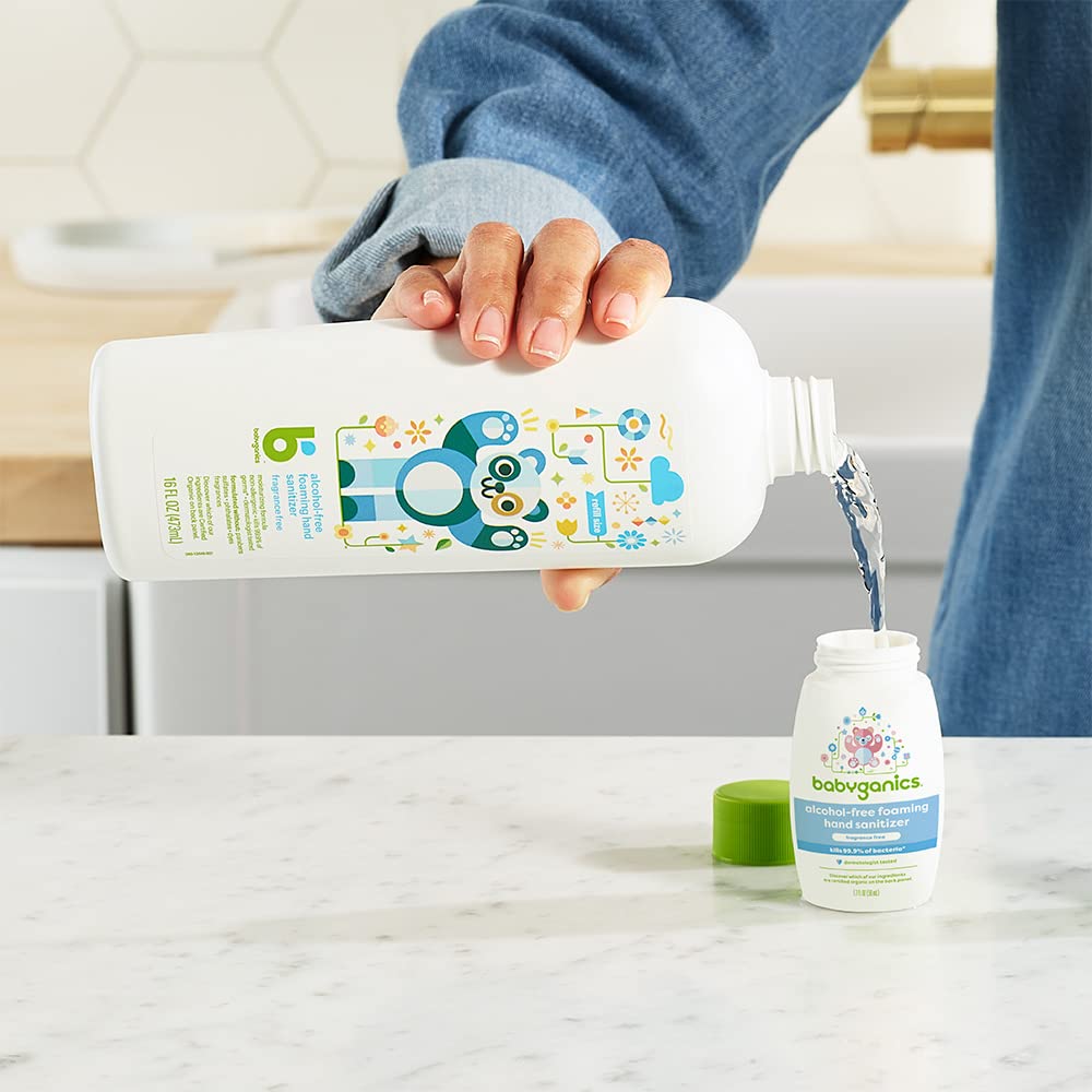 Babyganics dermatologist-tested seal signals trusted skin safety