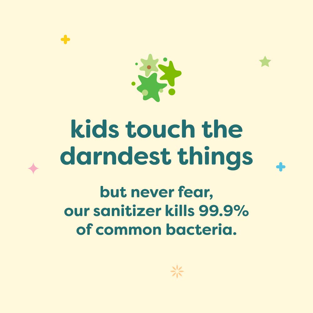 Babyganics ingredient-list graphic highlights kid-friendly, fragrance-free formula