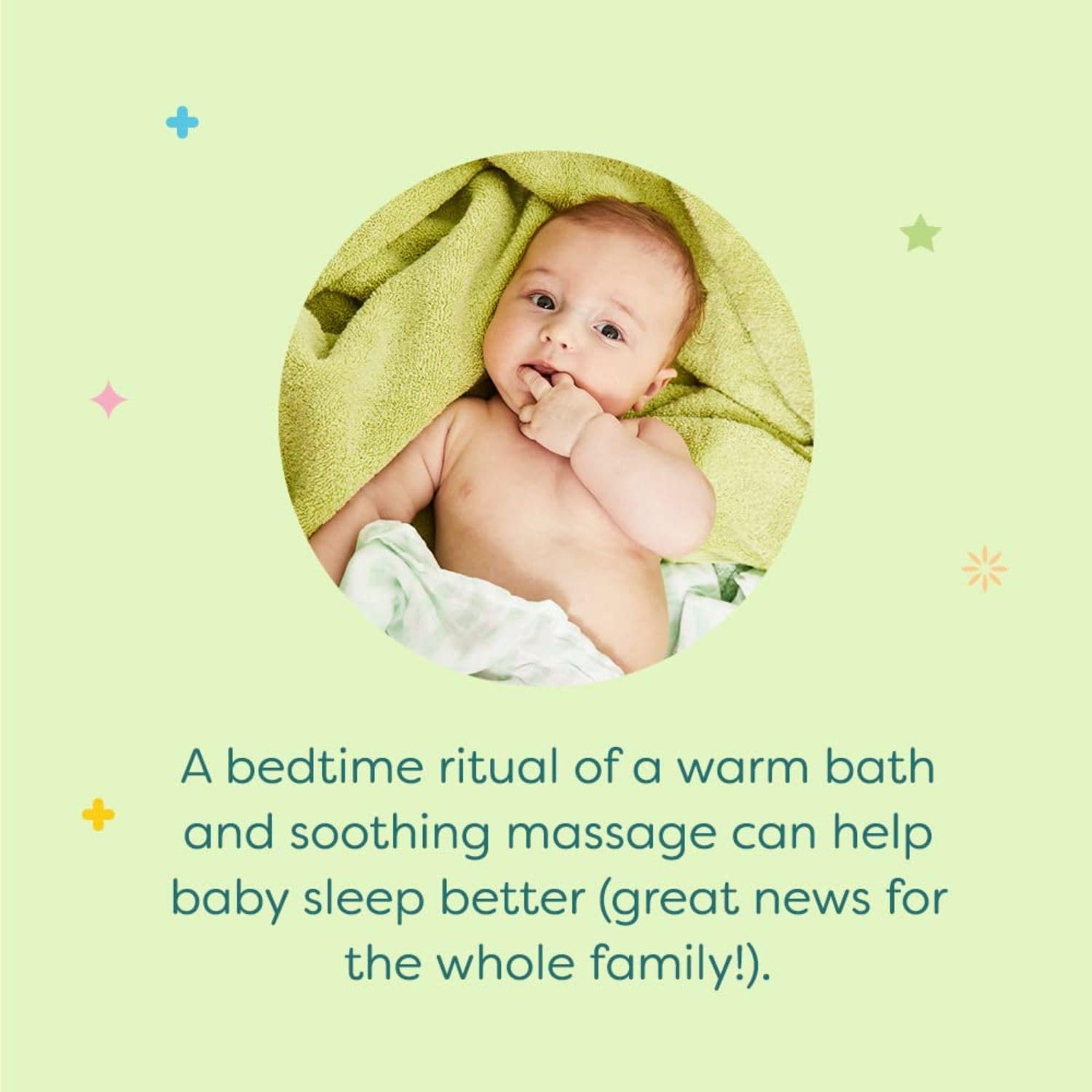 BabyGanics soft skin after bath following shampoo and body wash use.