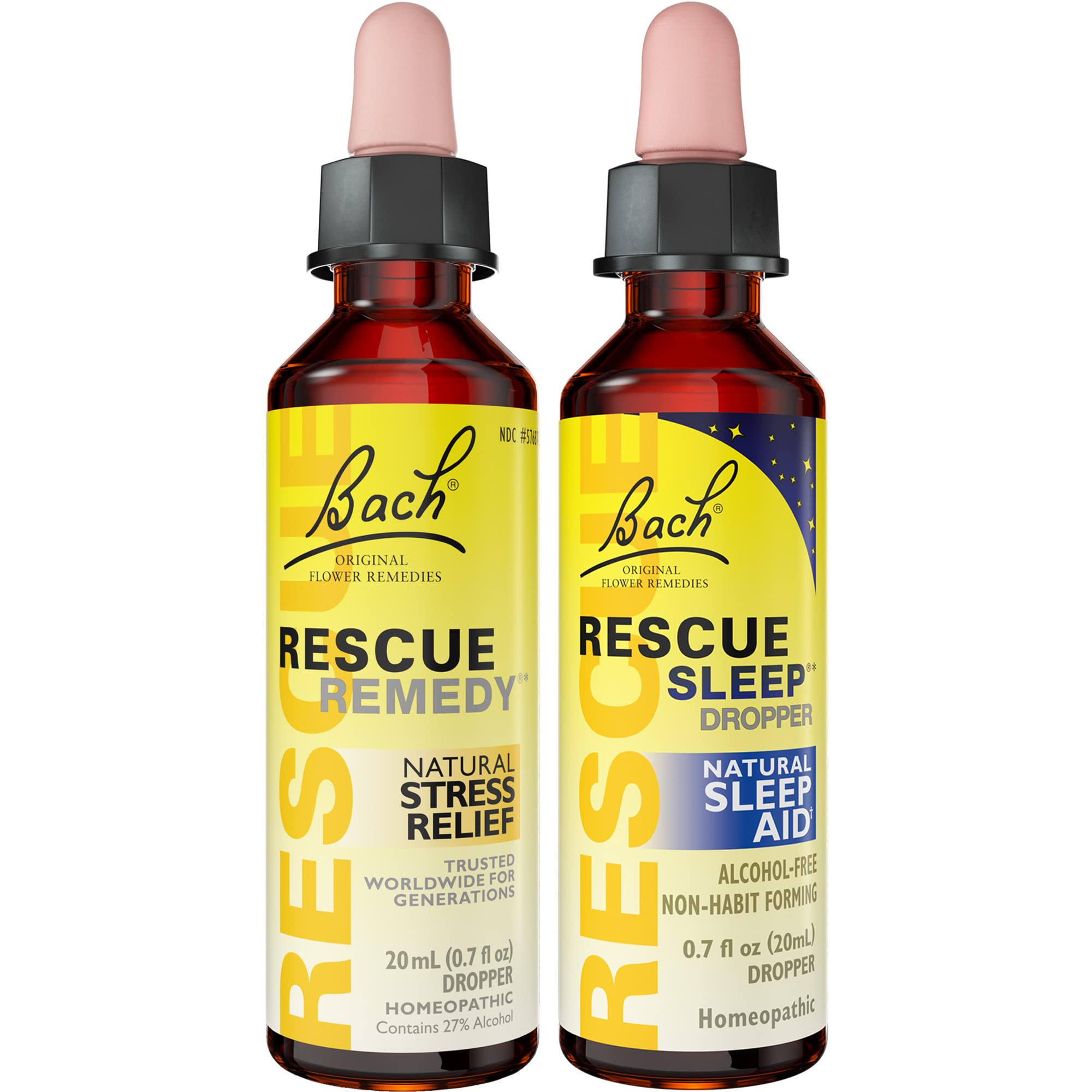 Bach Day & Night Bundle packaging on display for convenient all-day, all-night support.