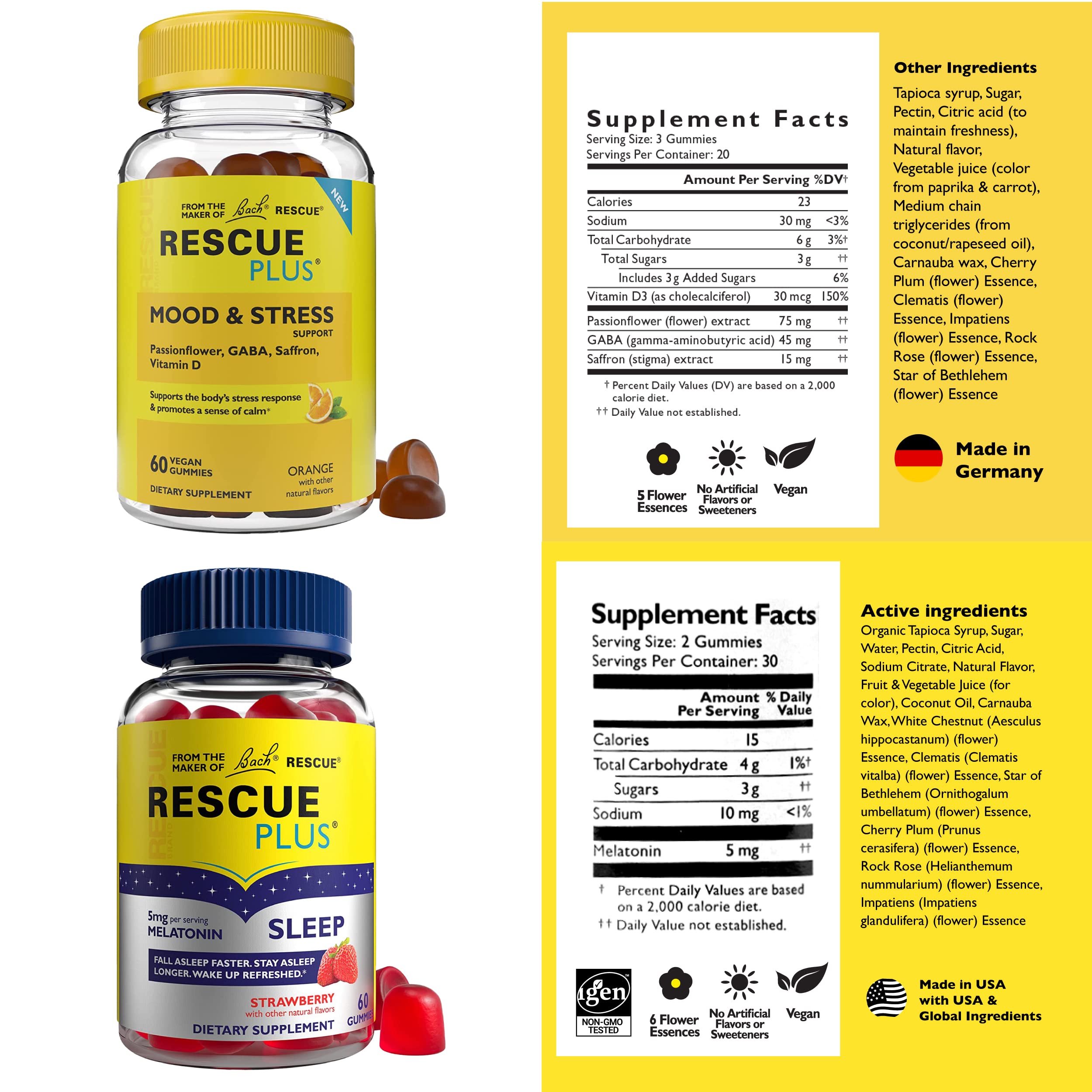 Closeup of Mood & Stress gummies suggesting daily stress support and balance.