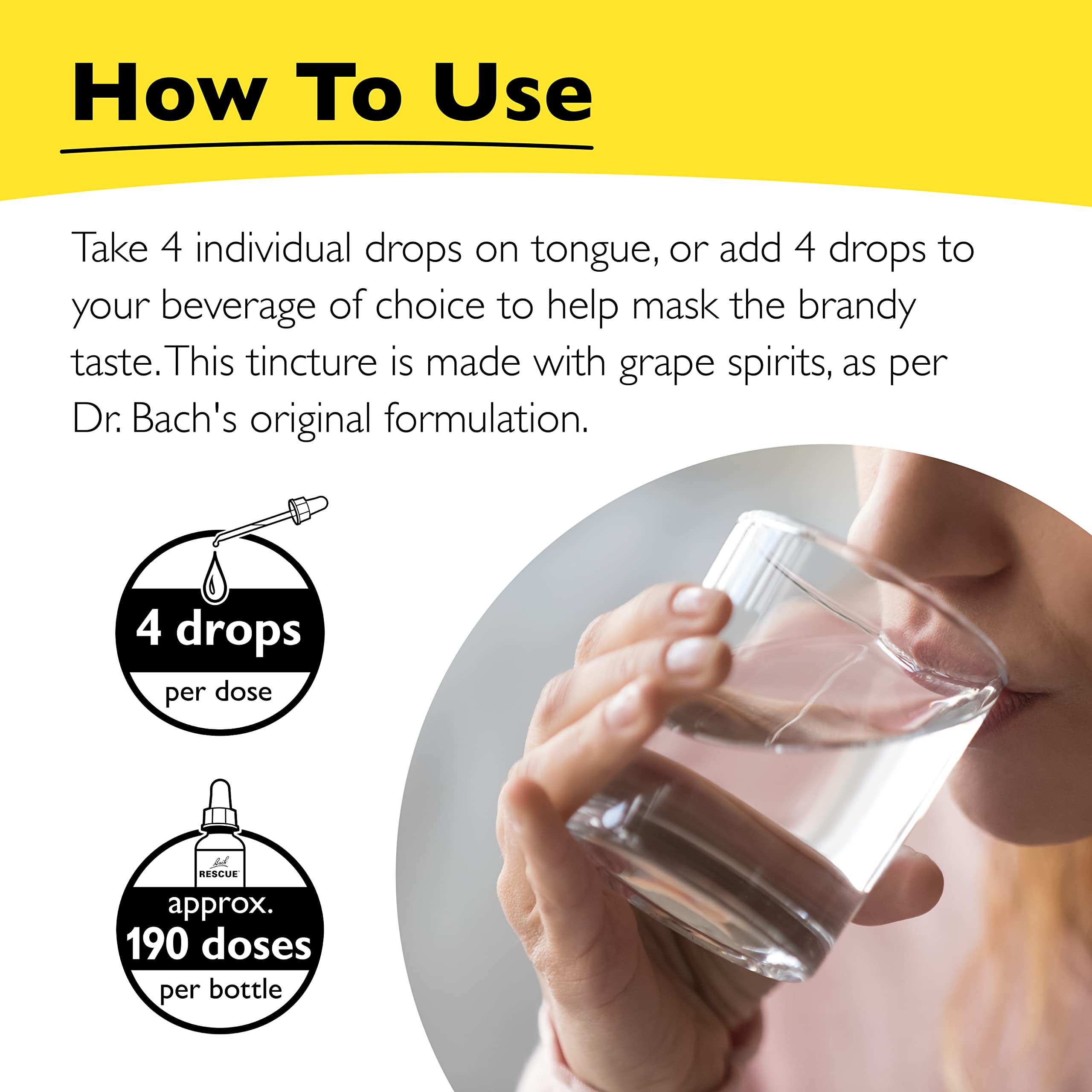 Bach Rescue Sleep Dropper bottle shows a melatonin-free sleep aid option.