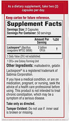 Front label of BACID Daily Probiotic highlights its live cultures.