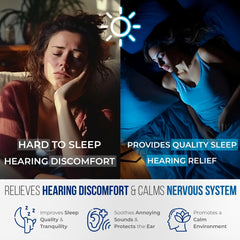 BACTICURE Audio Calm capsules close-up highlighting natural vitamins for ear wellness