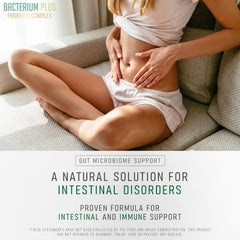 BACTICURE Bacterium Plus capsules in container for general well-being
