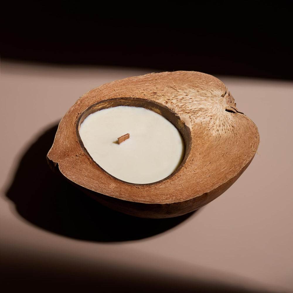 Badalyan Art Studio concrete-base candle for chic home decor.