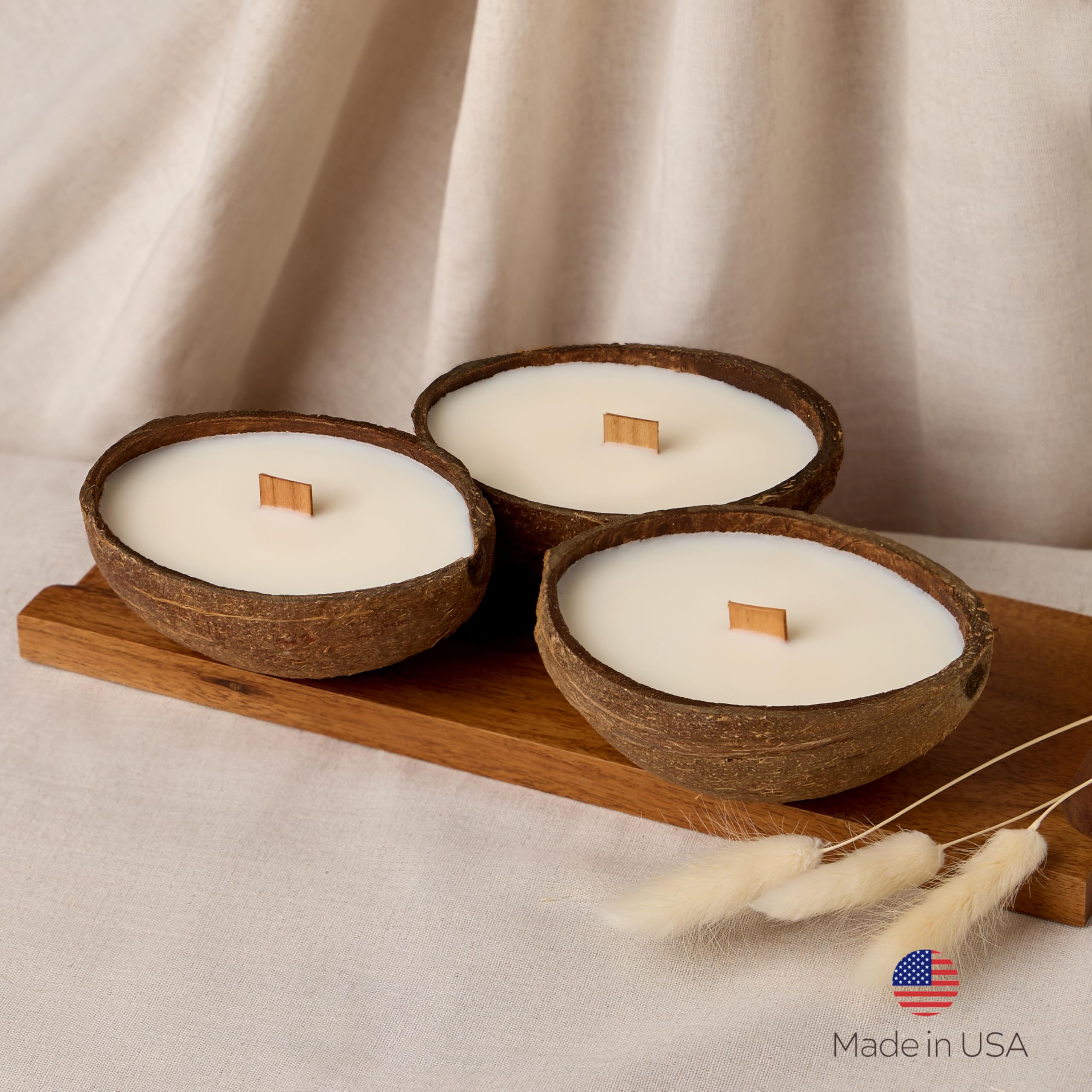 Badalyan Art Studio wooden-wick candle with gentle crackle