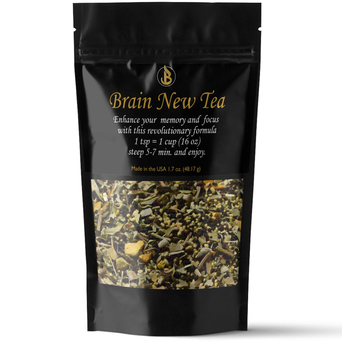 Bahlake Brain New Tea cup steeping, inviting a focused study session.