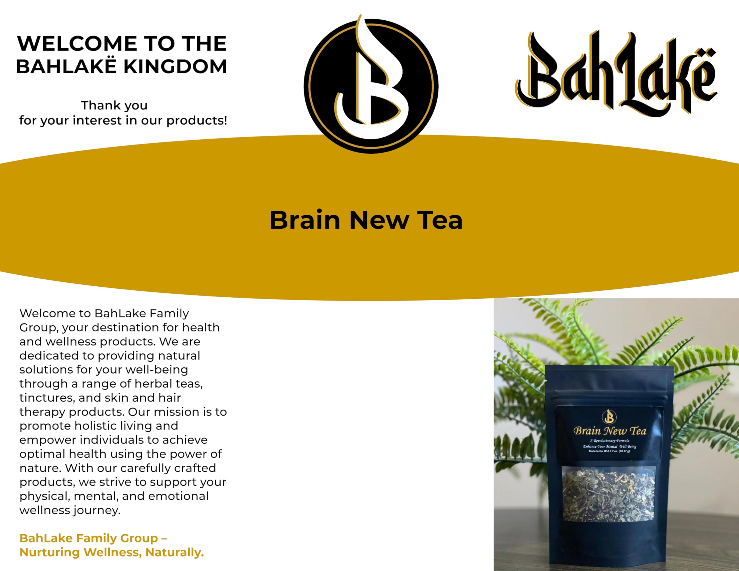 Brain New Tea being poured into a cup for a calm lift.