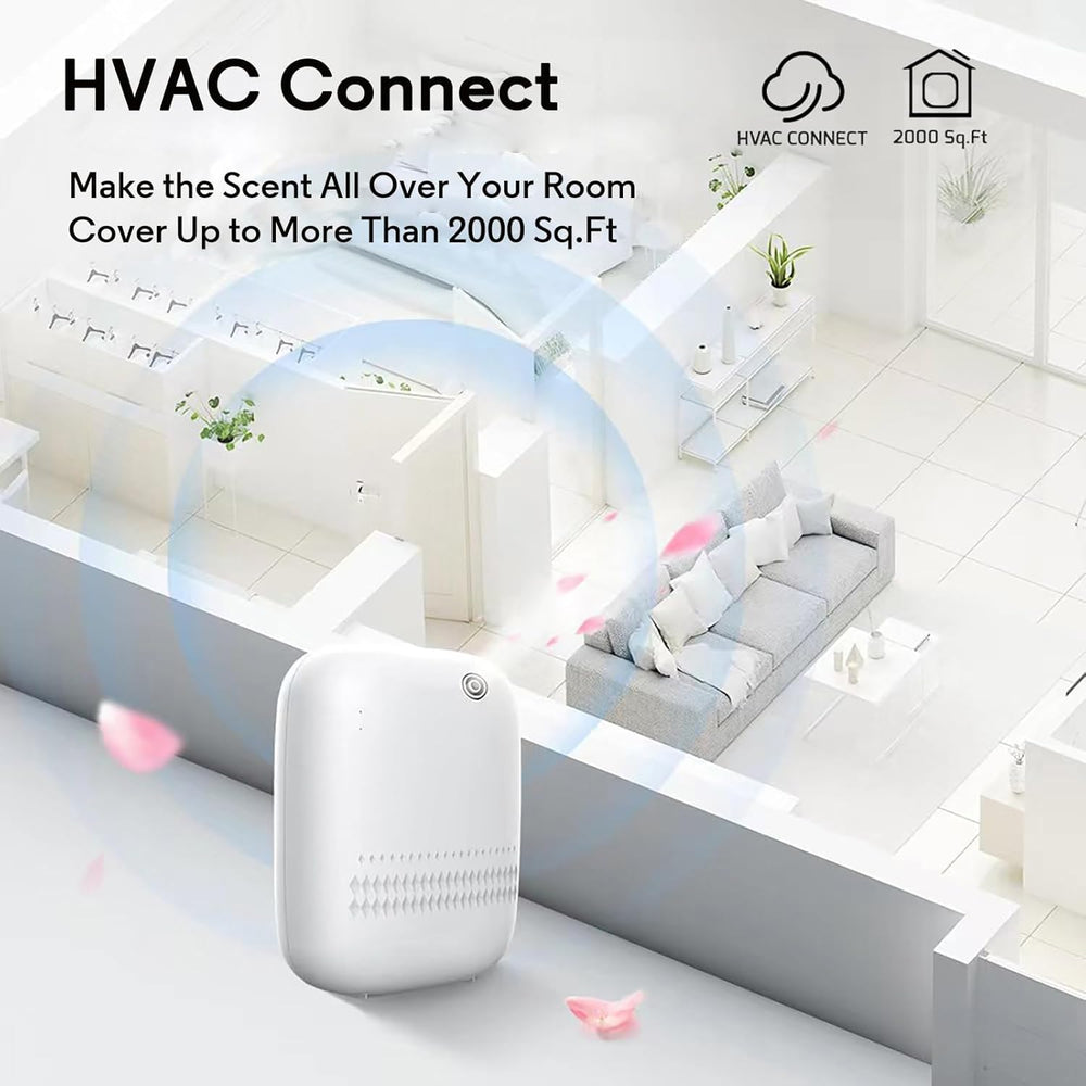 BAIESHIJI diffuser with wide 2000 sq ft coverage in an office