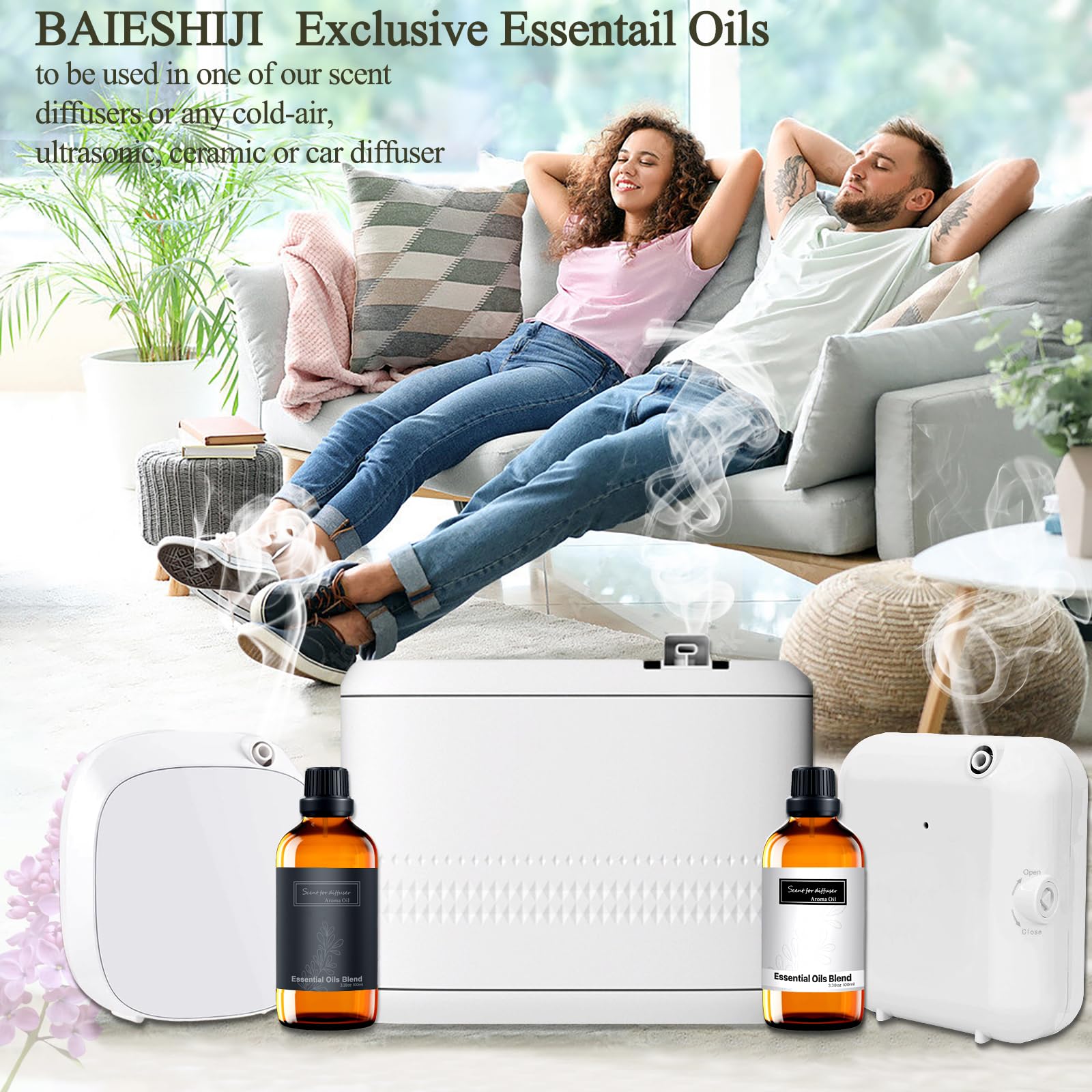 BAIESHIJI room scent transformation for hotel-grade ambiance.