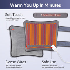 BaiseMain adjustable hip wrap strap lets you target hips or lower back.