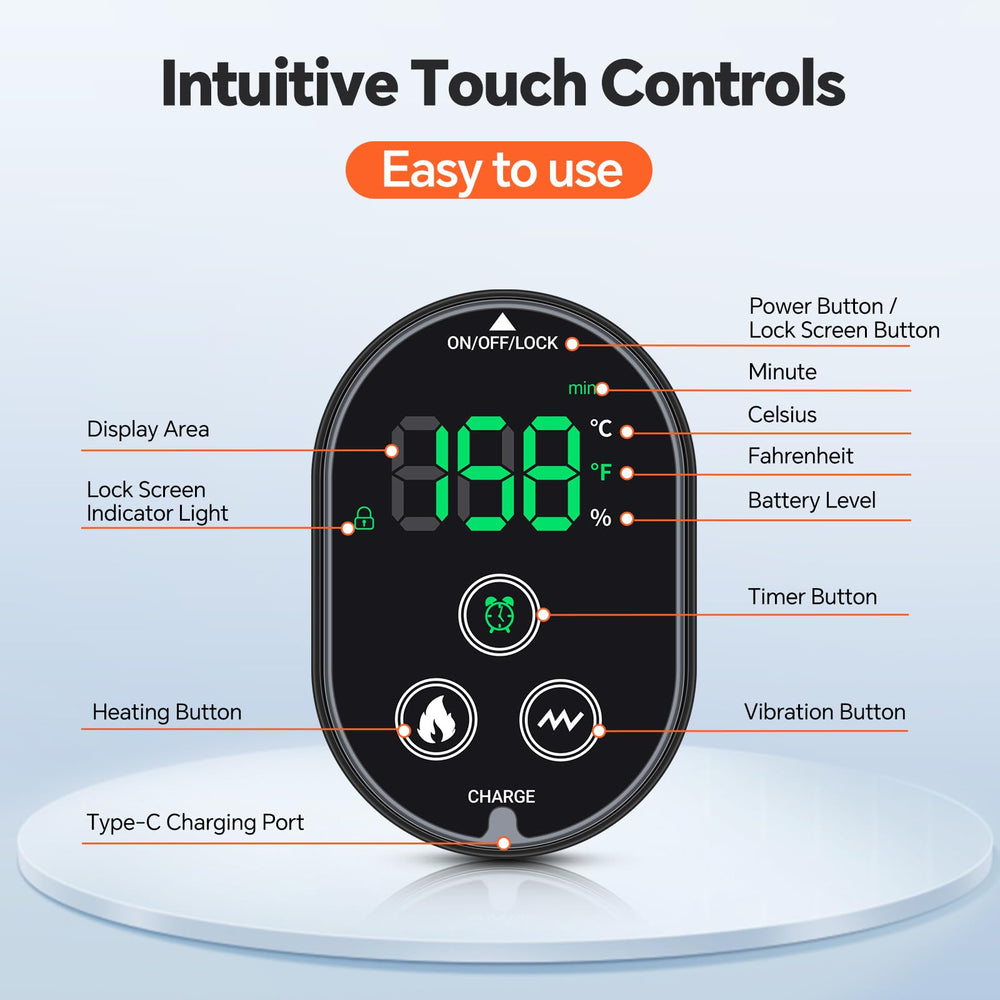 BAISEMAIN massager in use delivering soothing foot massage
