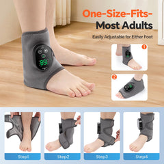 BAISEMAIN ankle massager with heat mode for soothing warmth.