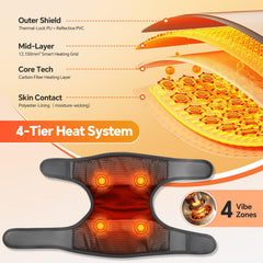 BAISEMAIN ergonomic knee massager providing stable support for daily use and comfort.