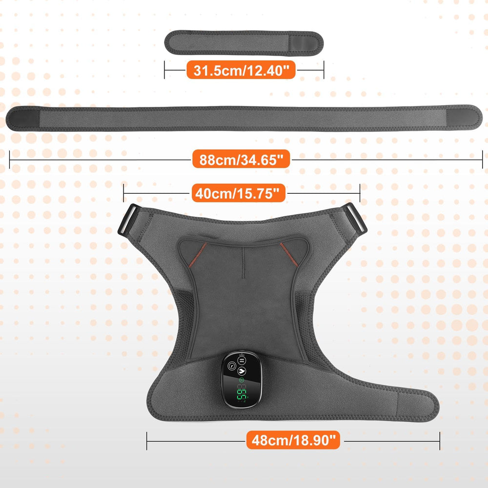 BAISEMAIN gray shoulder pad blends with outfits for discreet relief.