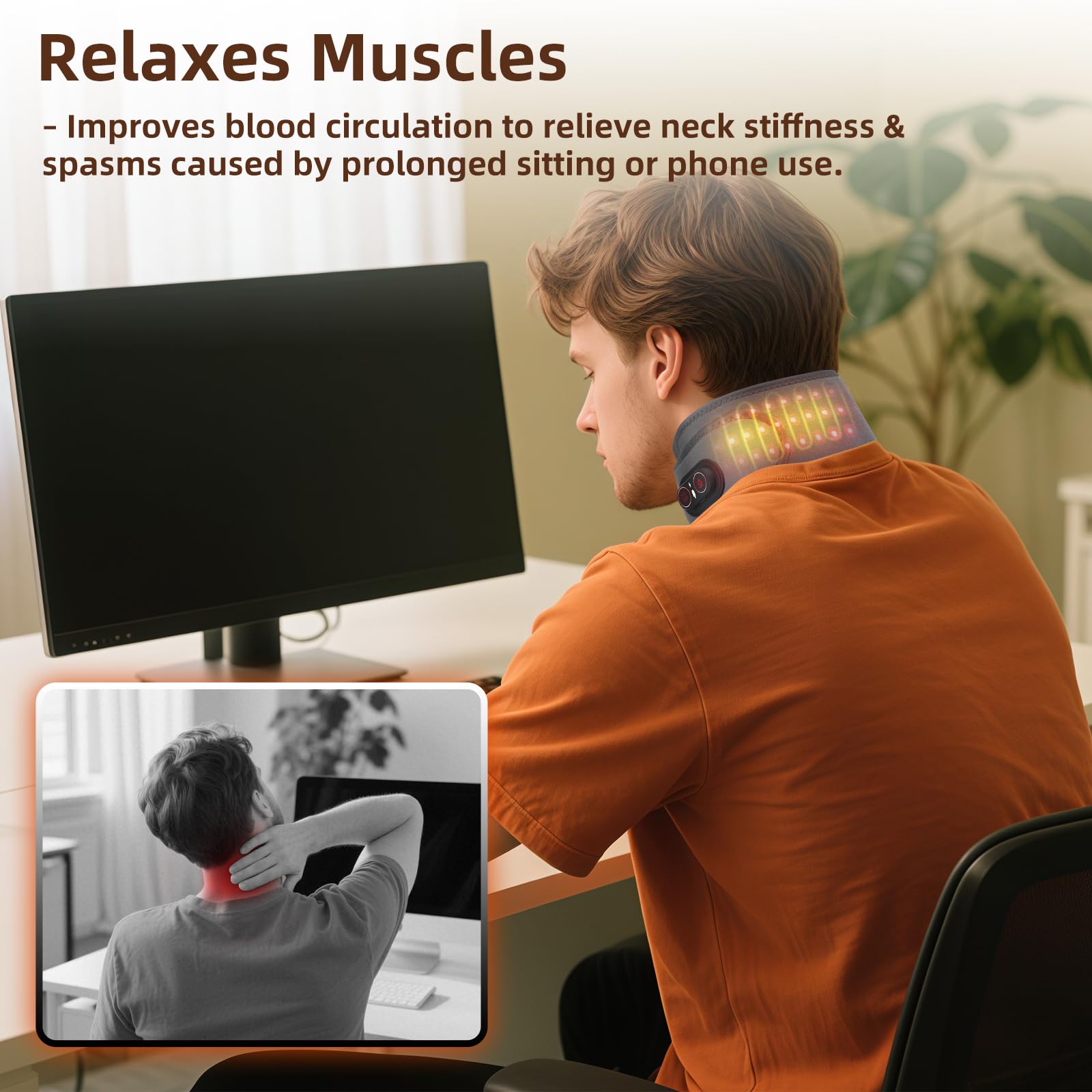 BAISEMAIN use at a desk during work with cordless comfort
