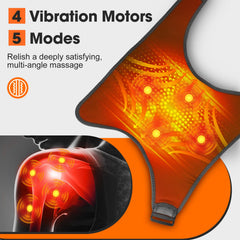 BAISEMAIN quad-motor shoulder massage provides deep tissue-like comfort.