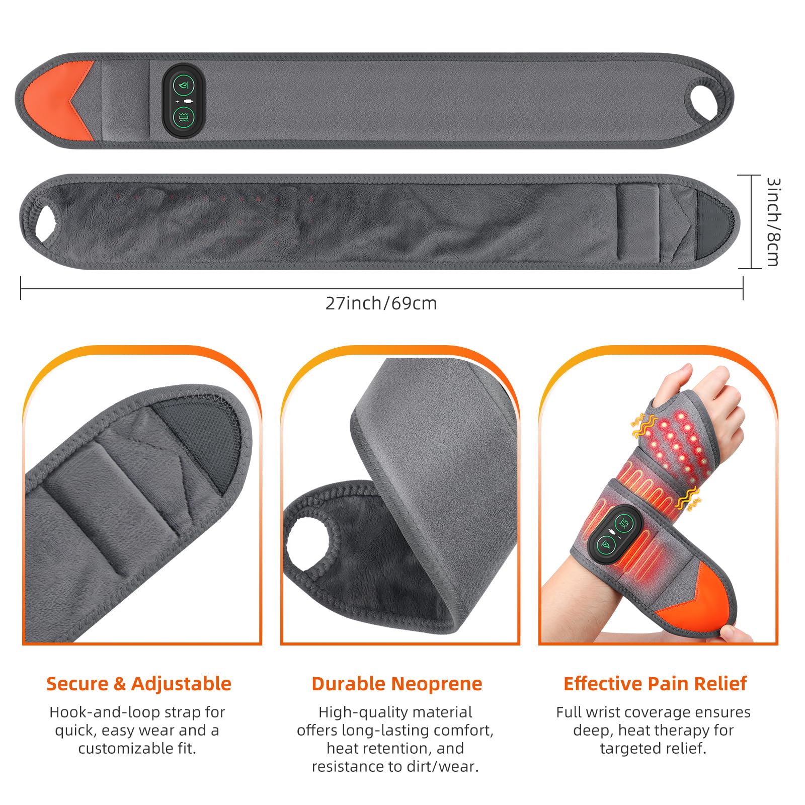 BaiseMAIN rechargeable 3000mAh battery powers portable therapy