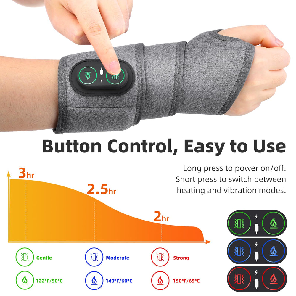 BaiseMAIN wrist wrap with adjustable strap for a comfortable fit