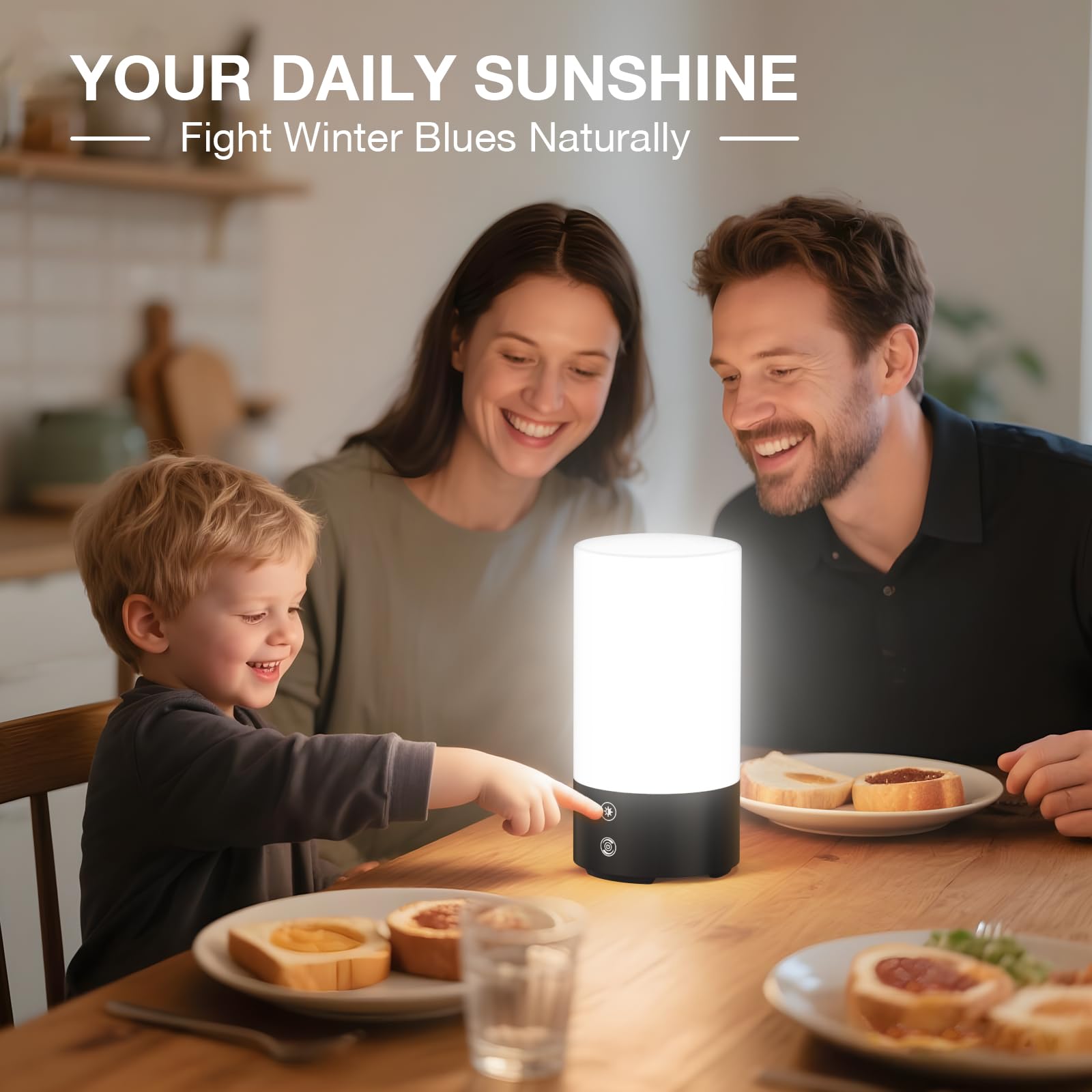 Bakzon lamp is UV-free and flicker-free for safe daily use.