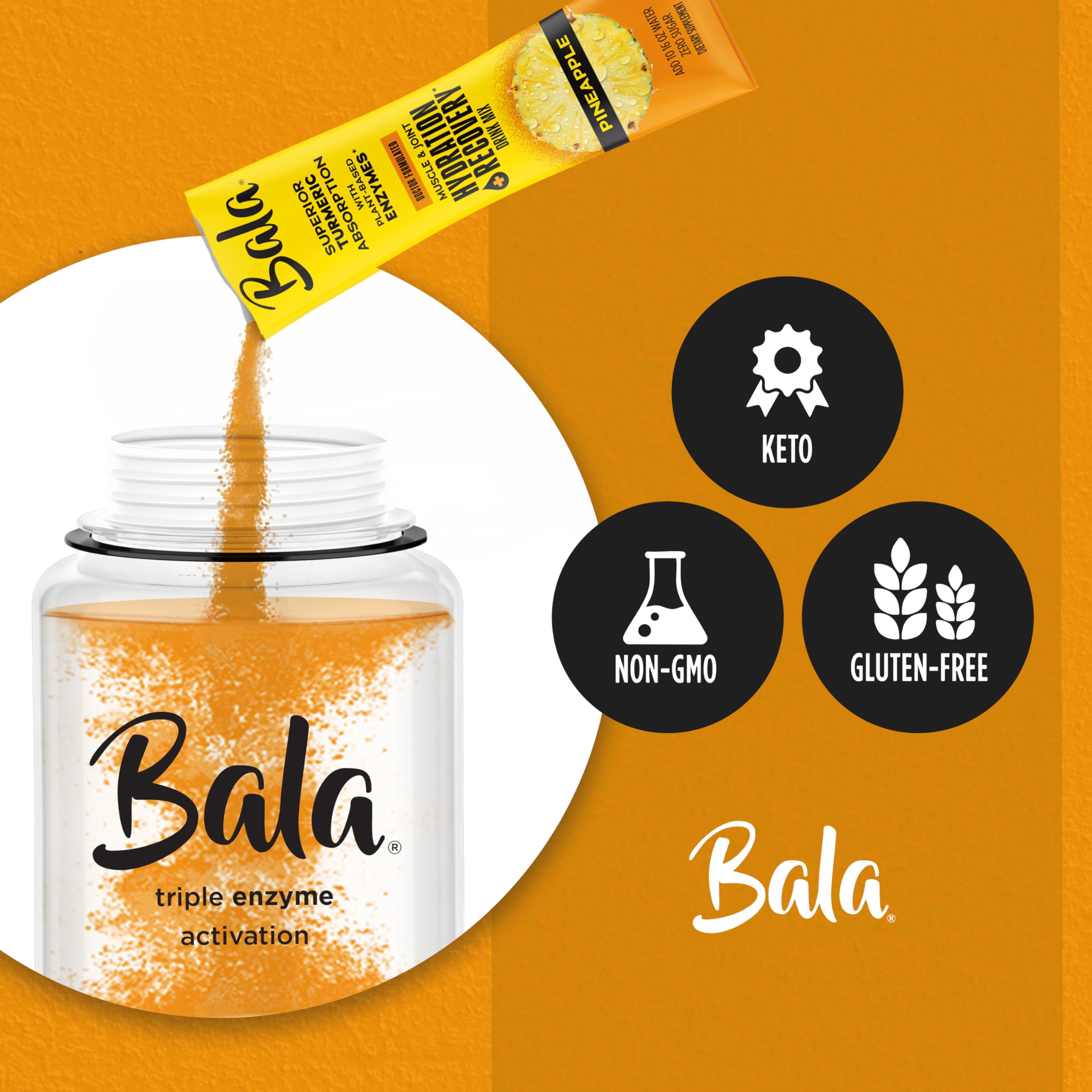 BALA Powder dissolves smoothly in water for clump-free drinks