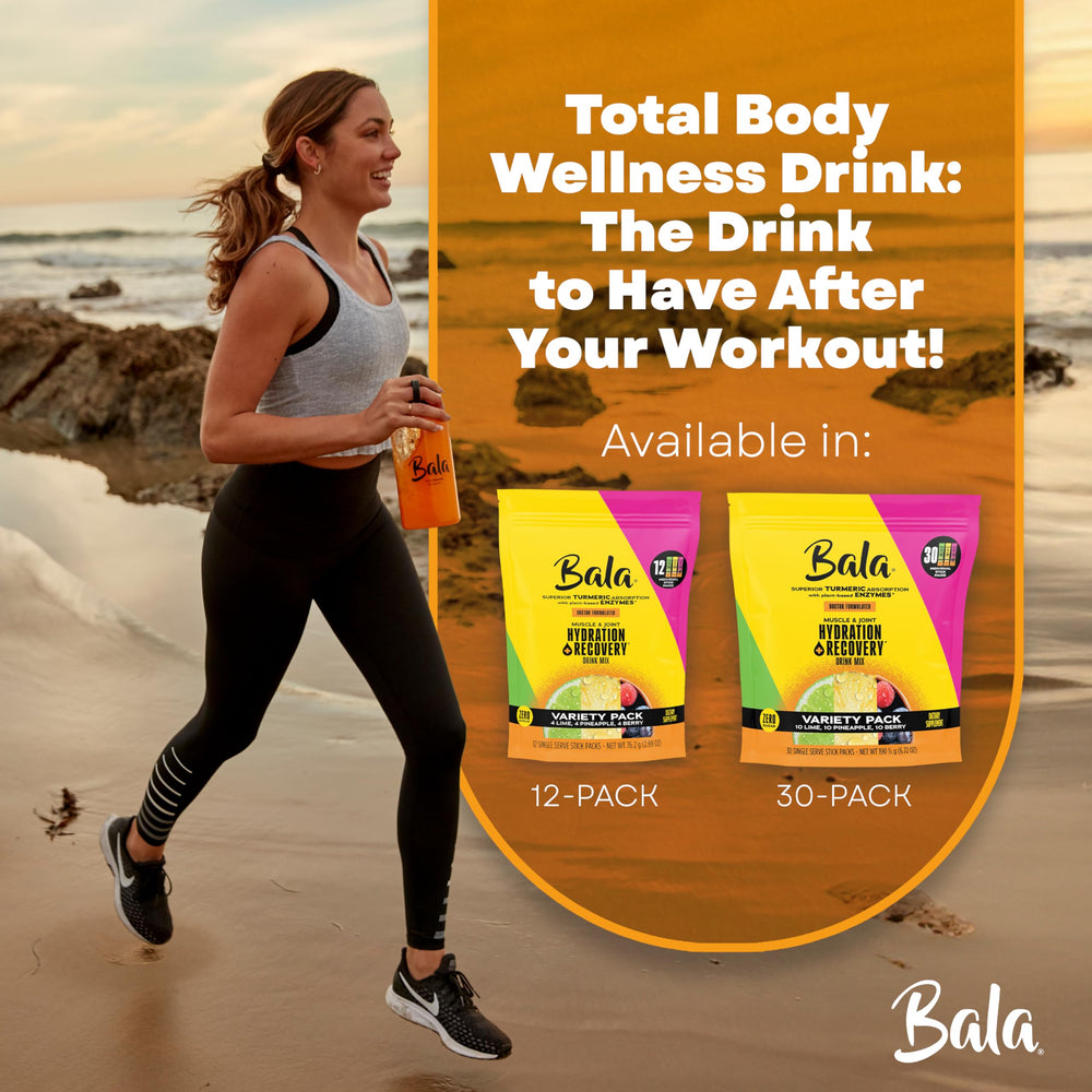 BALA Enzyme and amino acids blend illustration suggests recovery support