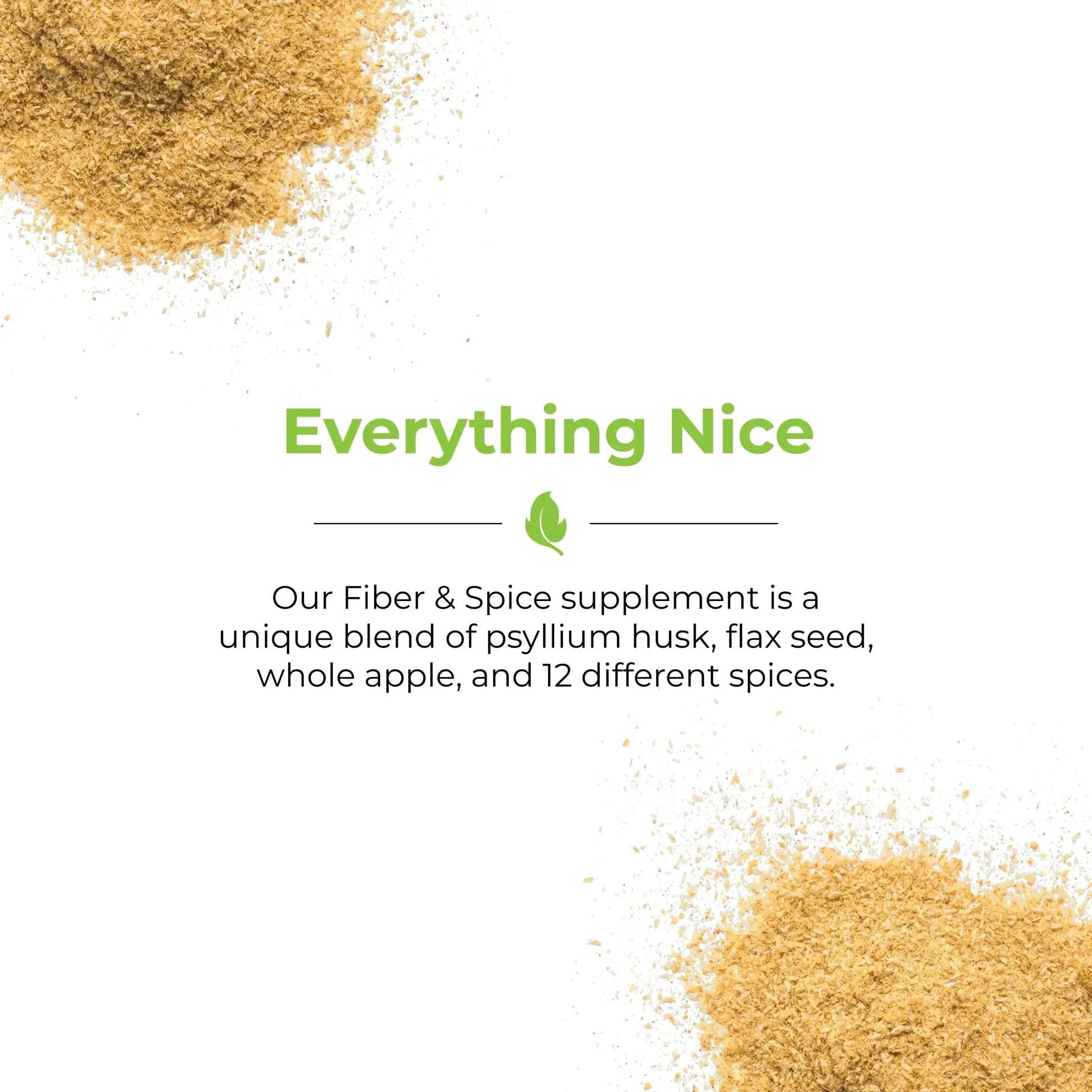 Whole apple slices and spices showcased as part of Balance of Nature blend