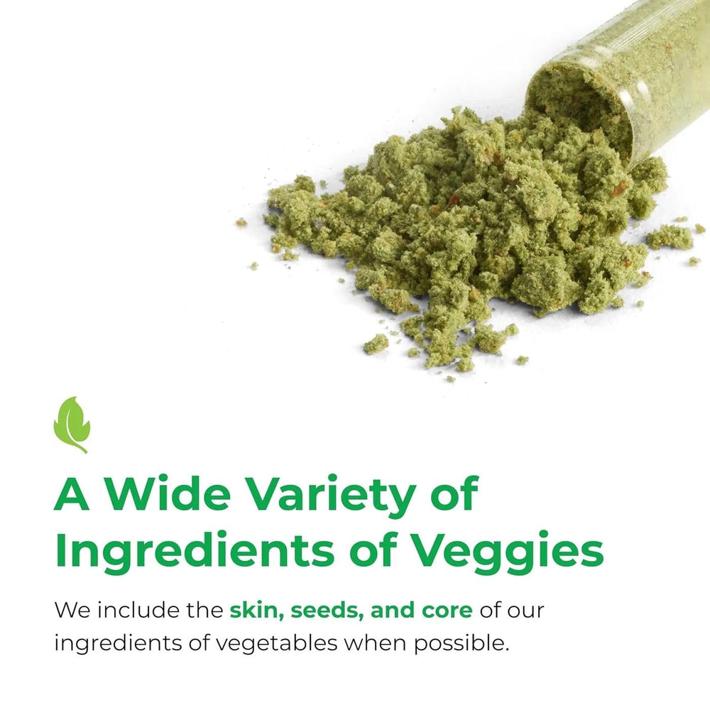 Balance of Nature Veggies ingredients close-up featuring broccoli, carrot, and more