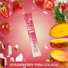 Balanced Botanicals Calm and Ready apple melon packet promotes balanced energy and calm after work.