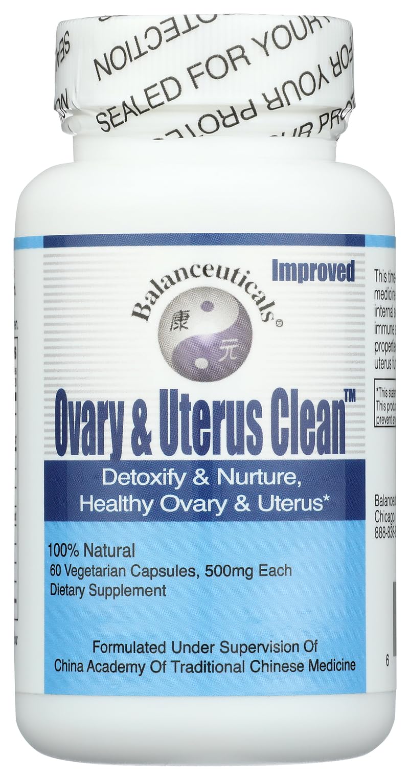 Balanceuticals Ovary & Uterus Clean bottle for daily wellness support.