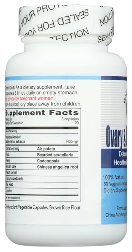 Balanceuticals Ovary & Uterus Clean capsules ready for daily use.