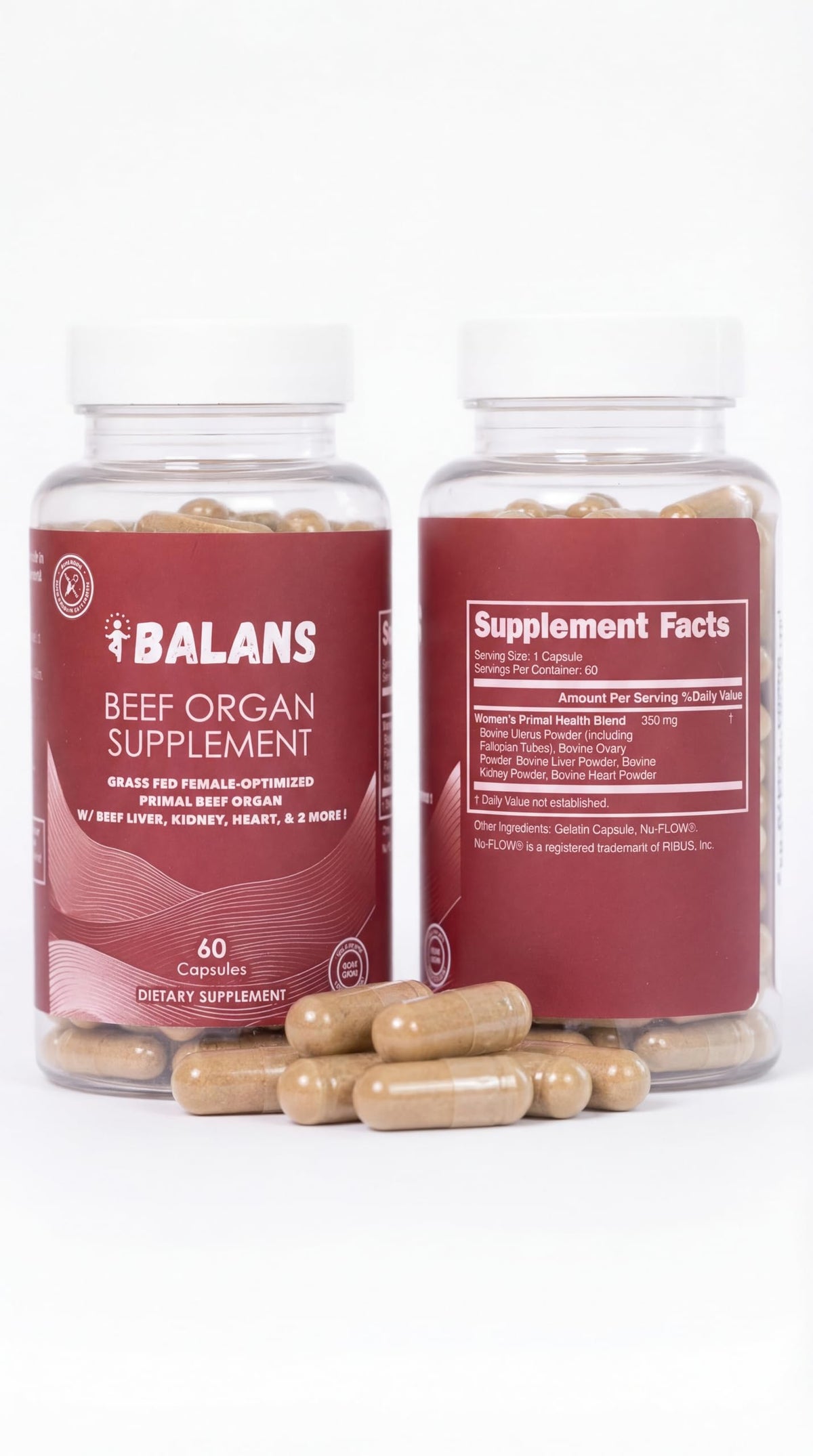 Balans Co liver tissue image shows energy support and iron delivery.