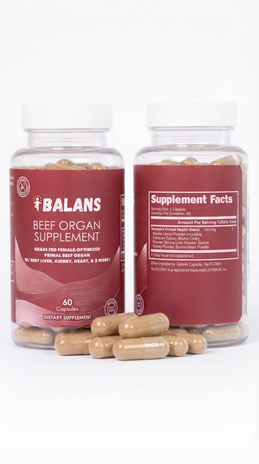 Balans Co liver tissue image shows energy support and iron delivery.