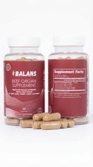 Balans Co liver tissue image shows energy support and iron delivery.