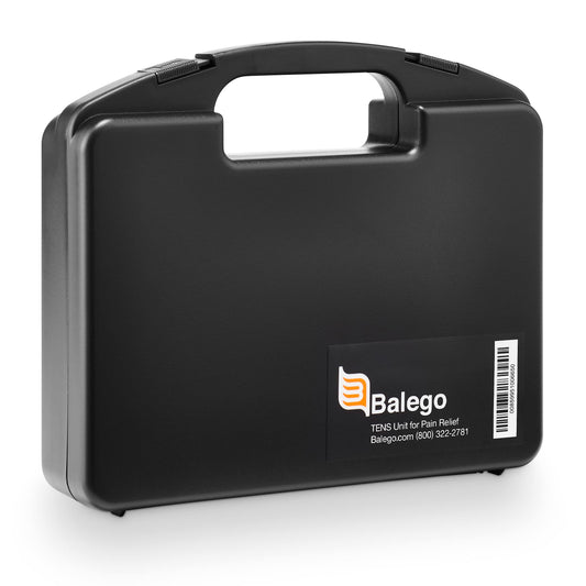 Balego dual-channel setup illustrating customizable therapy options.