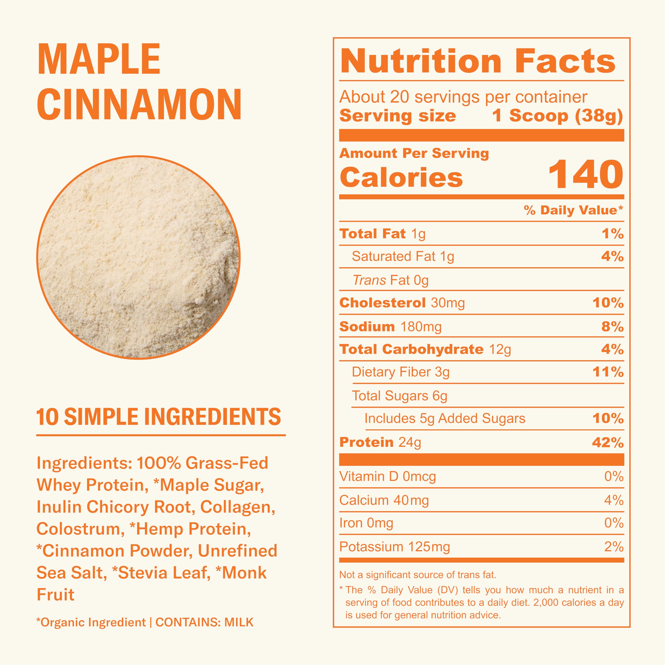 Ballerina Farm whey protein scoop pouring, quick post-workout option