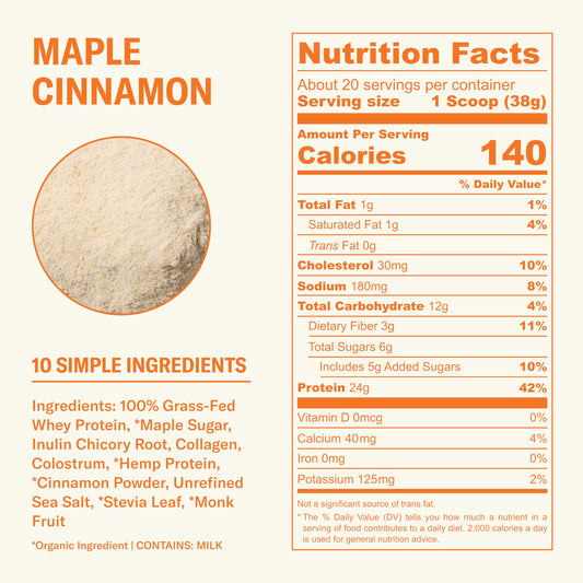 Ballerina Farm whey protein scoop pouring, quick post-workout option