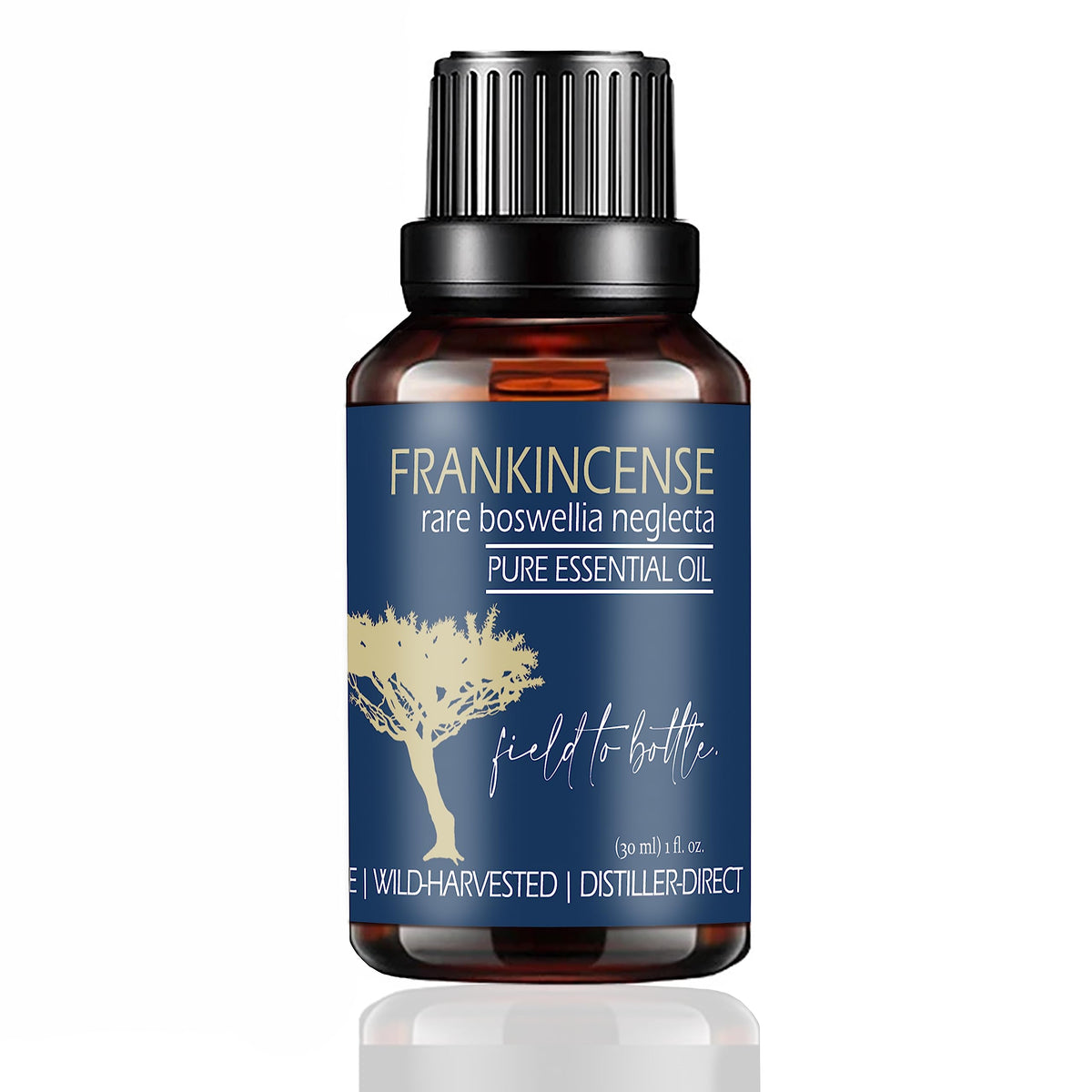 BALM OF GILEAD Frankincense Oil field to bottle emphasizes traceable sourcing and sustainability.