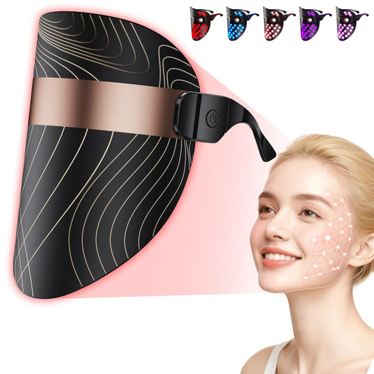 Balnore red light mask 850nm infrared for at-home skin rejuvenation.