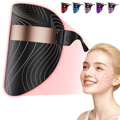 Balnore red light mask 850nm infrared for at-home skin rejuvenation.