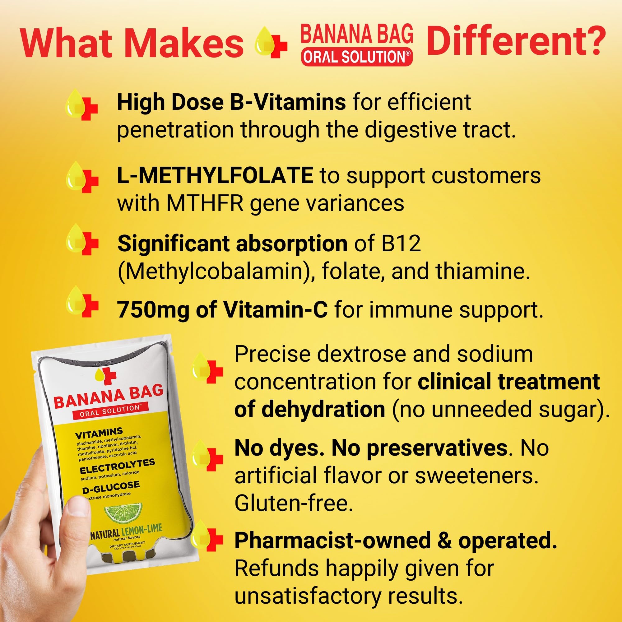 Banana Bag 30-pack pouch offers convenient daily hydration on the go