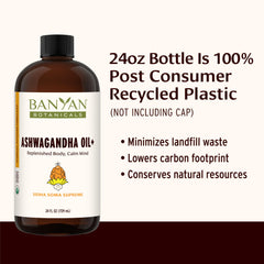 Banyan Botanicals Ashwagandha Oil+ USDA Organic certification.
