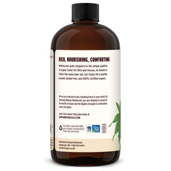 Banyan Botanicals castor oil organic label emphasizing quality