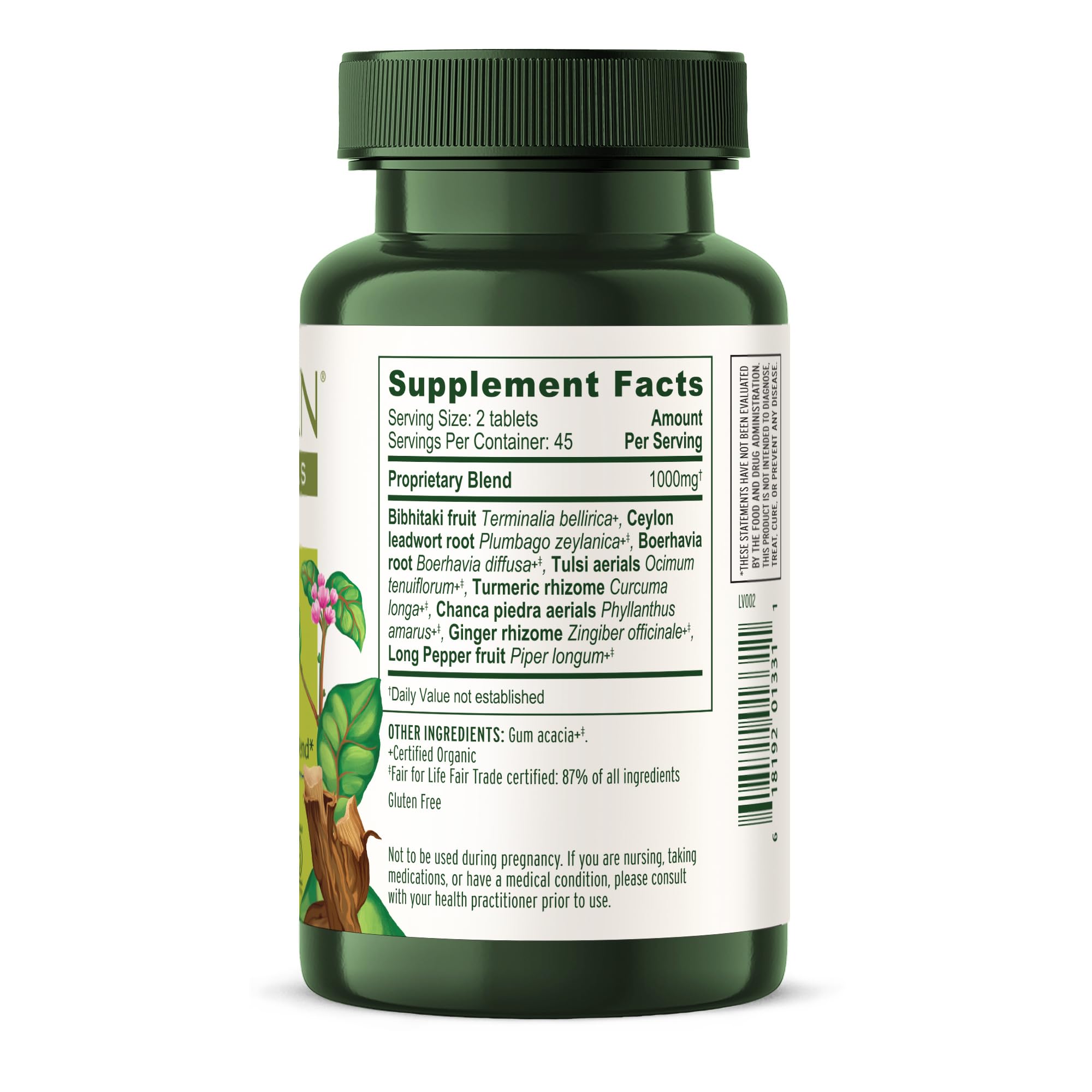 Banyan Botanicals Digestive support use with Healthy Kapha tablets.