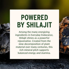 Herbal blend graphic showcasing adaptogens for focus and stamina