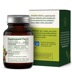 Banyan Botanicals Gokshuradi Guggulu in a morning routine setup for daily wellness.